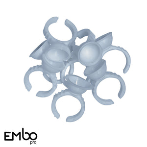 Bag of 50 Embo Pro Pigment cap Finger Rings Ink Holder