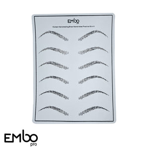 Embo Pro Practice Skin for Microblading brows